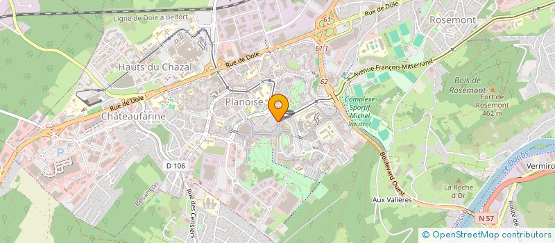 localisation de l'entreprise 2RPE à BESANCON
