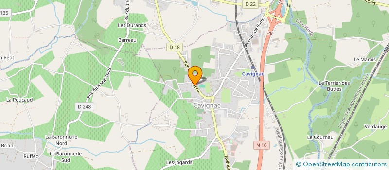 localisation de l'entreprise 2RR  CAVIGNAC