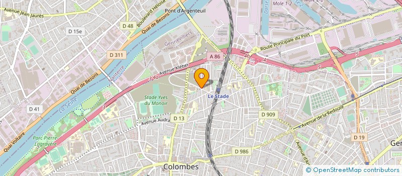 localisation de l'entreprise 2RTECH à COLOMBES