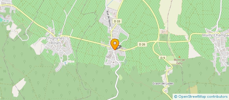 localisation de l'entreprise 2RVH  LUDES