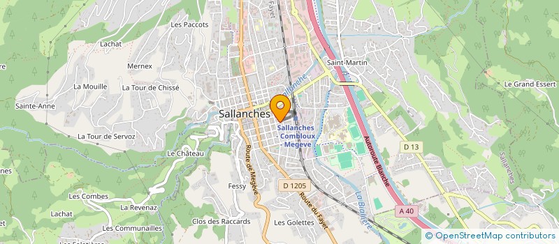 localisation de l'entreprise 2S à SALLANCHES