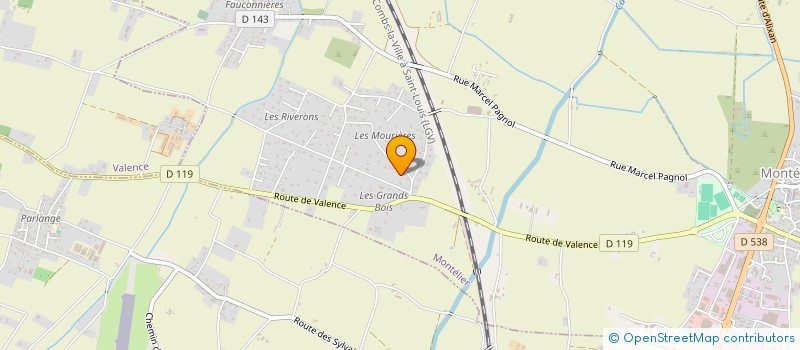 localisation de l'entreprise 2S à MONTELIER