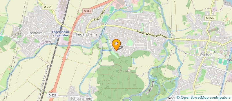 localisation de l'entreprise 2S  FEGERSHEIM