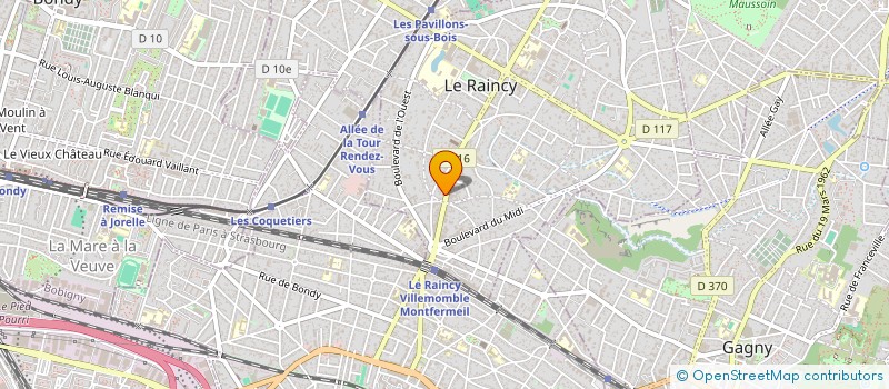 localisation de l'entreprise 2S à LE RAINCY