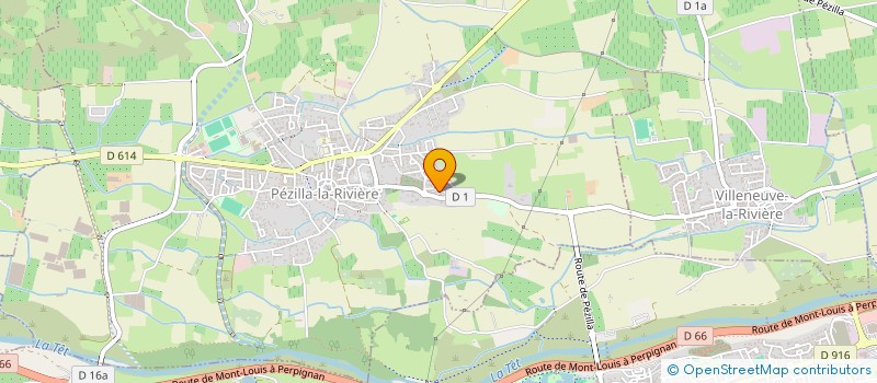 localisation de l'entreprise 2S  PEZILLA DE LA RIVIERE