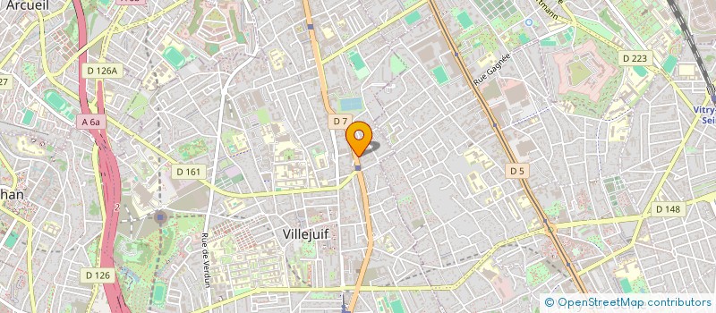 localisation de l'entreprise 2S B à VILLEJUIF