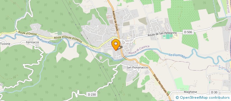 localisation de l'entreprise 2S BALL-TRAP  PENTA-DI-CASINCA