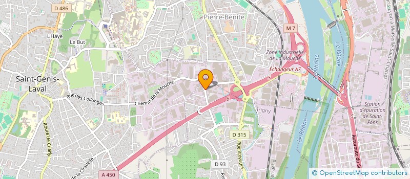 localisation de l'entreprise 2S CARROSSERIE  IRIGNY