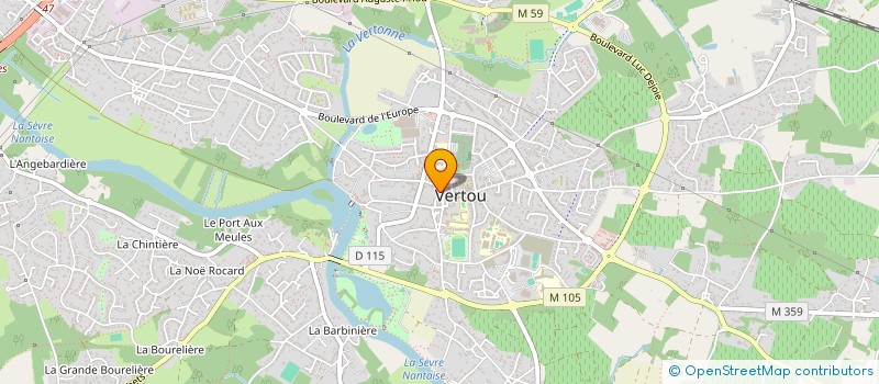 localisation de l'entreprise 2S DEVELOPPEMENT à VERTOU