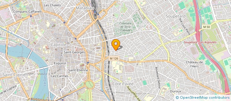 localisation de l'entreprise 2S DIFFUSION  TOULOUSE