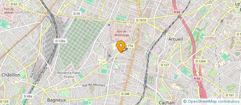 localisation de l'entreprise 2S ELEC à BAGNEUX