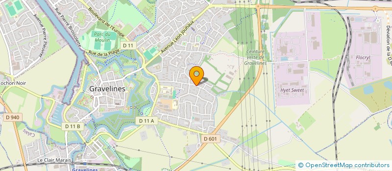 localisation de l'entreprise 2S ENERGIES à GRAVELINES