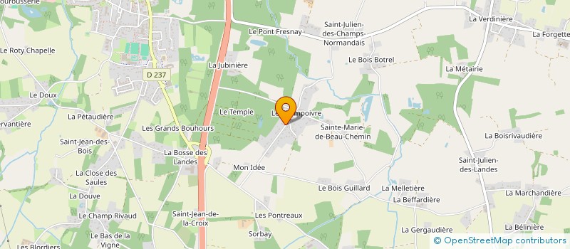 localisation de l'entreprise 2S HUET  HERIC