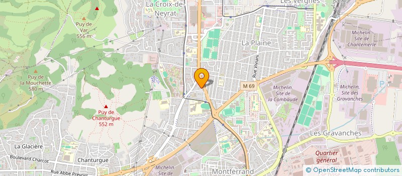 localisation de l'entreprise 2S IMMO  CLERMONT-FERRAND