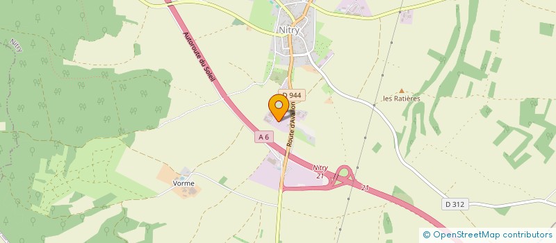 localisation de l'entreprise 2S INVEST  NITRY