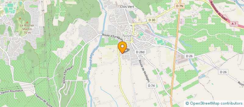 localisation de l'entreprise 2S-MEUNIER  NOVES