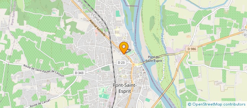 localisation de l'entreprise 2S PRESTA SERVICES à PONT-SAINT-ESPRIT
