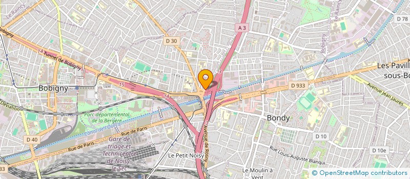 localisation de l'entreprise 2S PROTEC  BOBIGNY