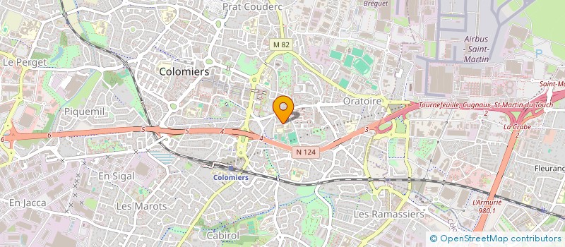 localisation de l'entreprise 2S PROTECTION à COLOMIERS