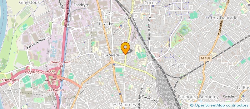 localisation de l'entreprise 2S SERVICES à TOULOUSE