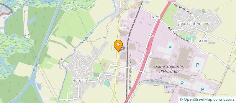 localisation de l'entreprise 2S SERVICES  HORDAIN