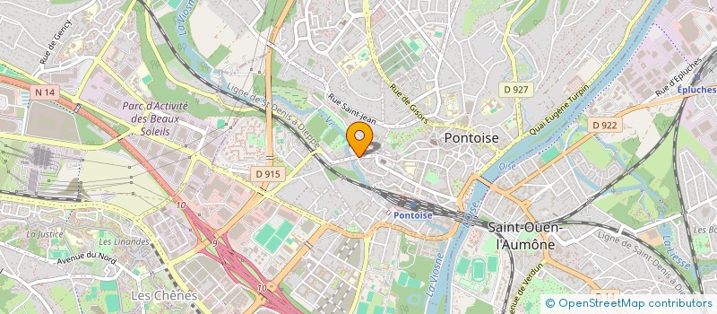 localisation de l'entreprise 2S SOLUTION à PONTOISE