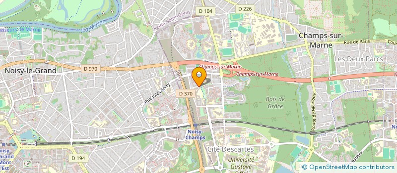 localisation de l'entreprise 2S TRANSPORTS à CHAMPS-SUR-MARNE