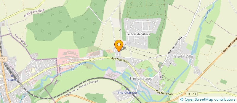 localisation de l'entreprise 2S2 CHR DISTRIBUTION  TRIE-CHATEAU