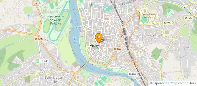 localisation de l'entreprise 2S2B à VICHY