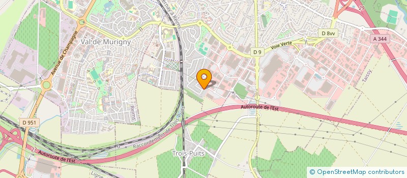 localisation de l'entreprise 2S2M  CORMONTREUIL