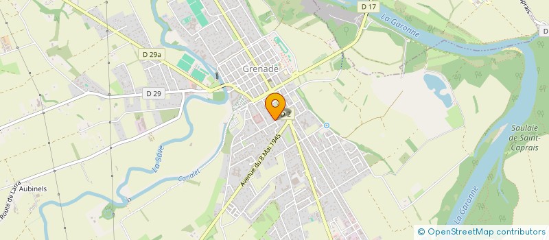 localisation de l'entreprise 2S3A  GRENADE