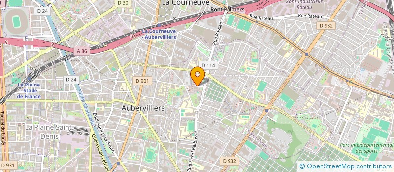 localisation de l'entreprise 2SA IMPORT EXPORT à AUBERVILLIERS