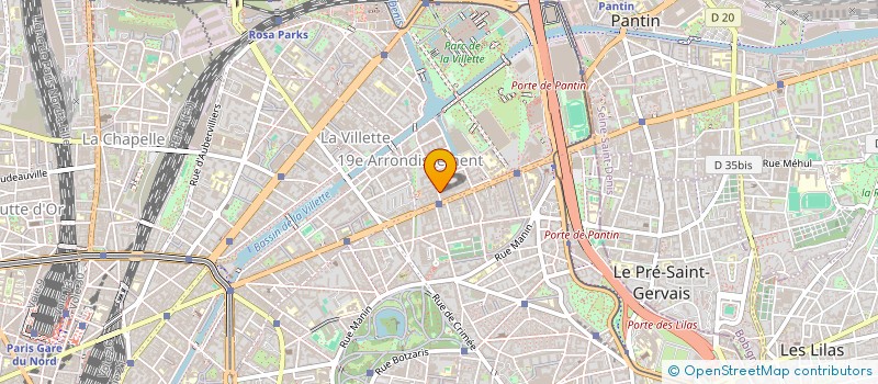 localisation de l'entreprise 2SA, TOUT CA  PARIS