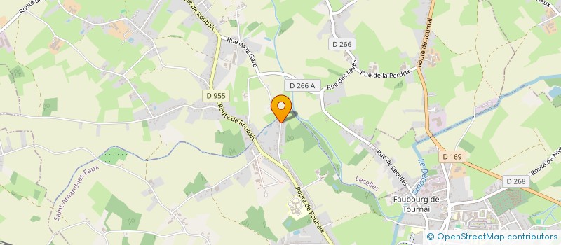 localisation de l'entreprise 2SAL  SAINT-AMAND-LES-EAUX