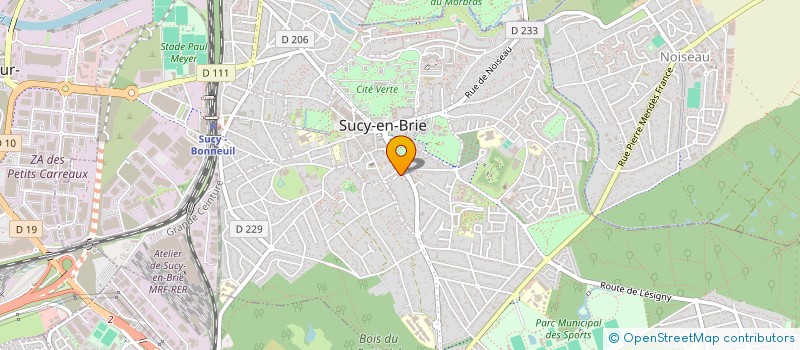 localisation de l'entreprise 2SAL INVEST à SUCY-EN-BRIE