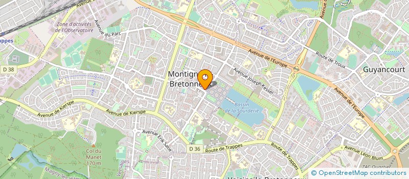 localisation de l'entreprise 2SBI  MONTIGNY-LE-BRETONNEUX