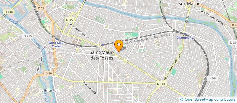 localisation de l'entreprise 2SBT CONSEIL à SAINT-MAUR-DES-FOSSES