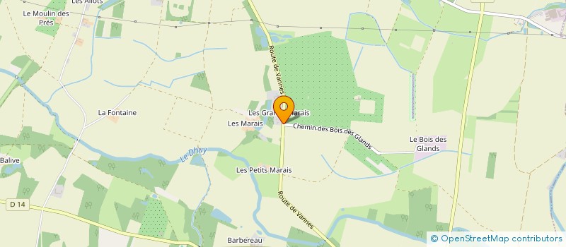 localisation de l'entreprise 2SC  SANDILLON