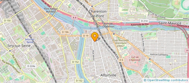 localisation de l'entreprise 2SC IMMO à ALFORTVILLE