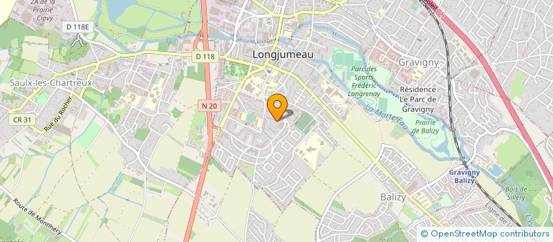 localisation de l'entreprise 2SDB à LONGJUMEAU