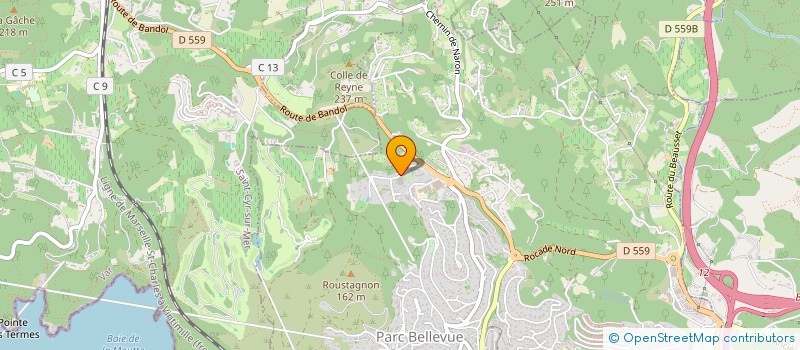 localisation de l'entreprise 2SDH  BANDOL