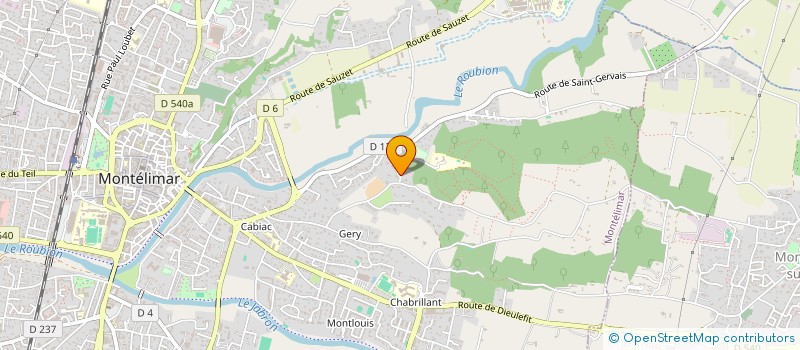 localisation de l'entreprise 2SDM à MONTELIMAR