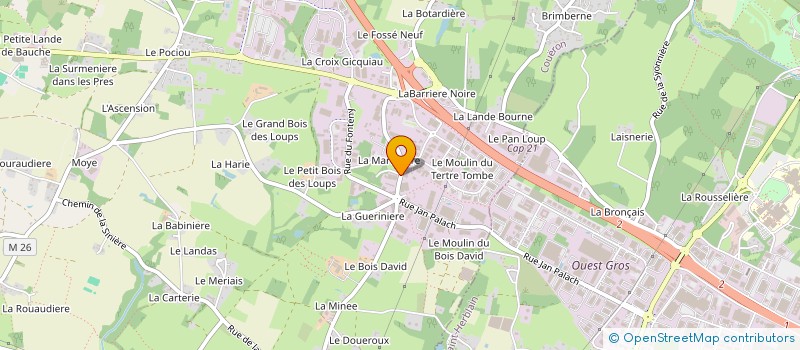 localisation de l'entreprise 2SDP à COUERON