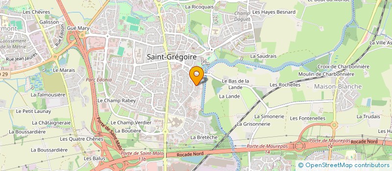 localisation de l'entreprise 2SDR  SAINT-GREGOIRE