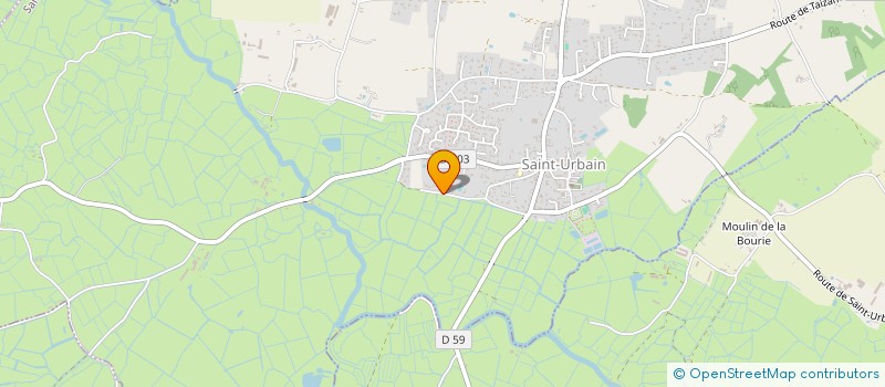 localisation de l'entreprise 2SEF  SAINT-URBAIN