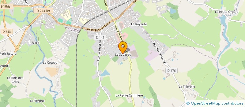 localisation de l'entreprise 2SEVRES AUTOMOBILES  POMPAIRE