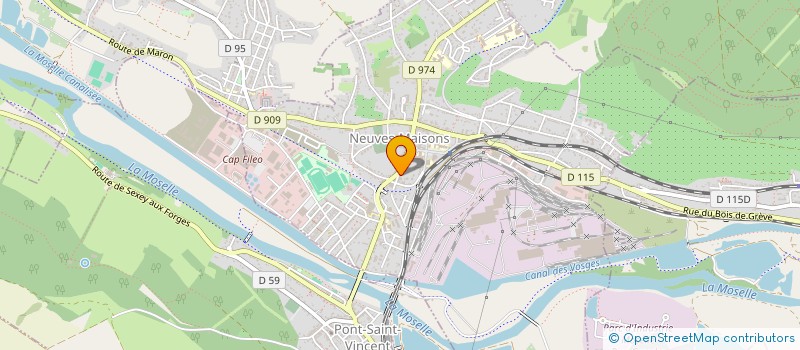 localisation de l'entreprise 2SFINFO  NEUVES-MAISONS