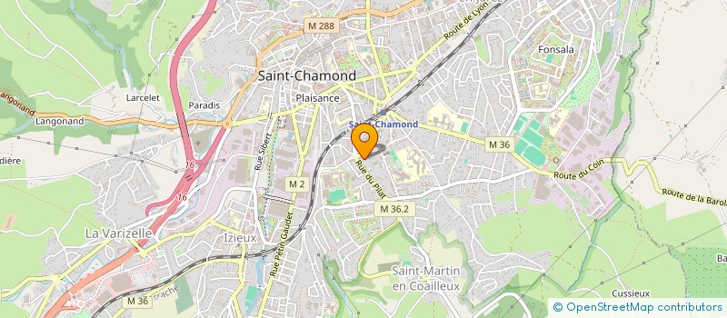 localisation de l'entreprise 2SI DEVELOPPEMENT à SAINT-CHAMOND