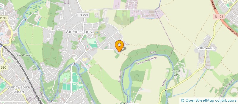 localisation de l'entreprise 2SKN  VARENNES-JARCY