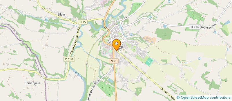 localisation de l'entreprise 2SLC  ASTAFFORT